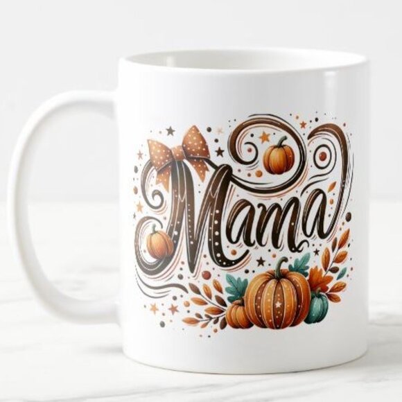 Mama Fall Mug 15 OZ - Picture 1 of 4